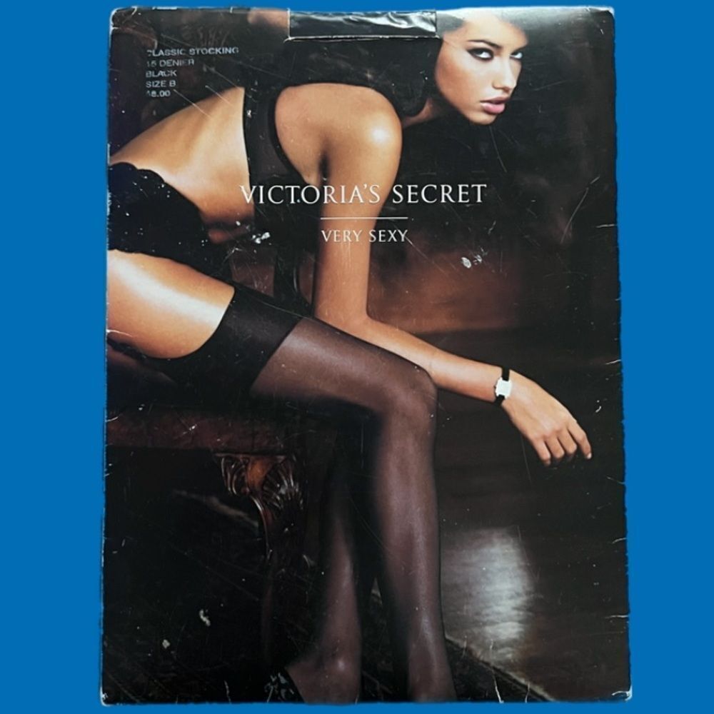 Victorias Secret VERY SEXY Classic Stockings 15 Denier black  Size B